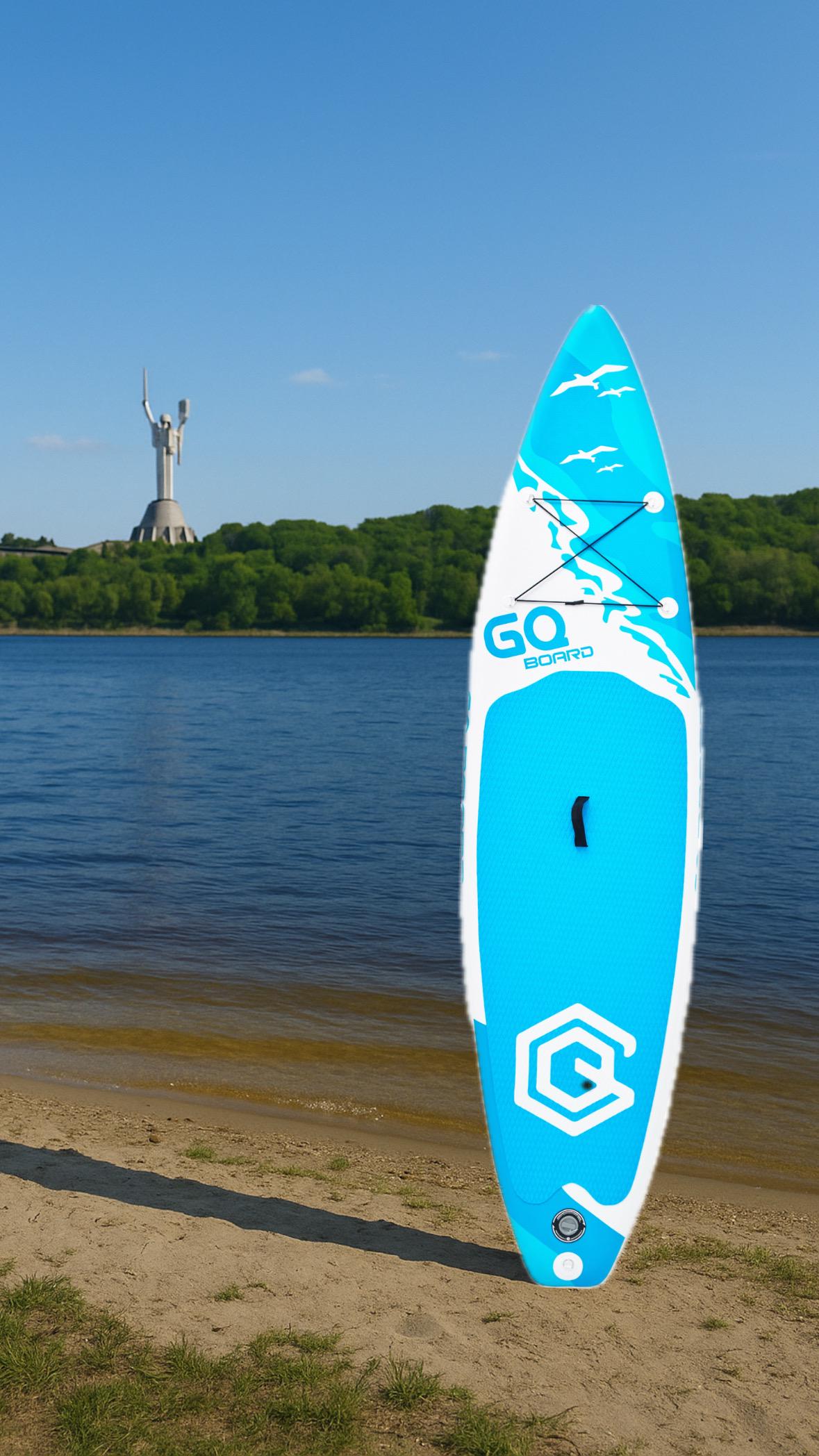 Доска SUP White GQ надувная двухслойная туринговая 11" 335x81x15 мм - фото 3 Доска SUP White GQ надувная двухслойная туринговая 11" 335x81x15 мм - фото 3