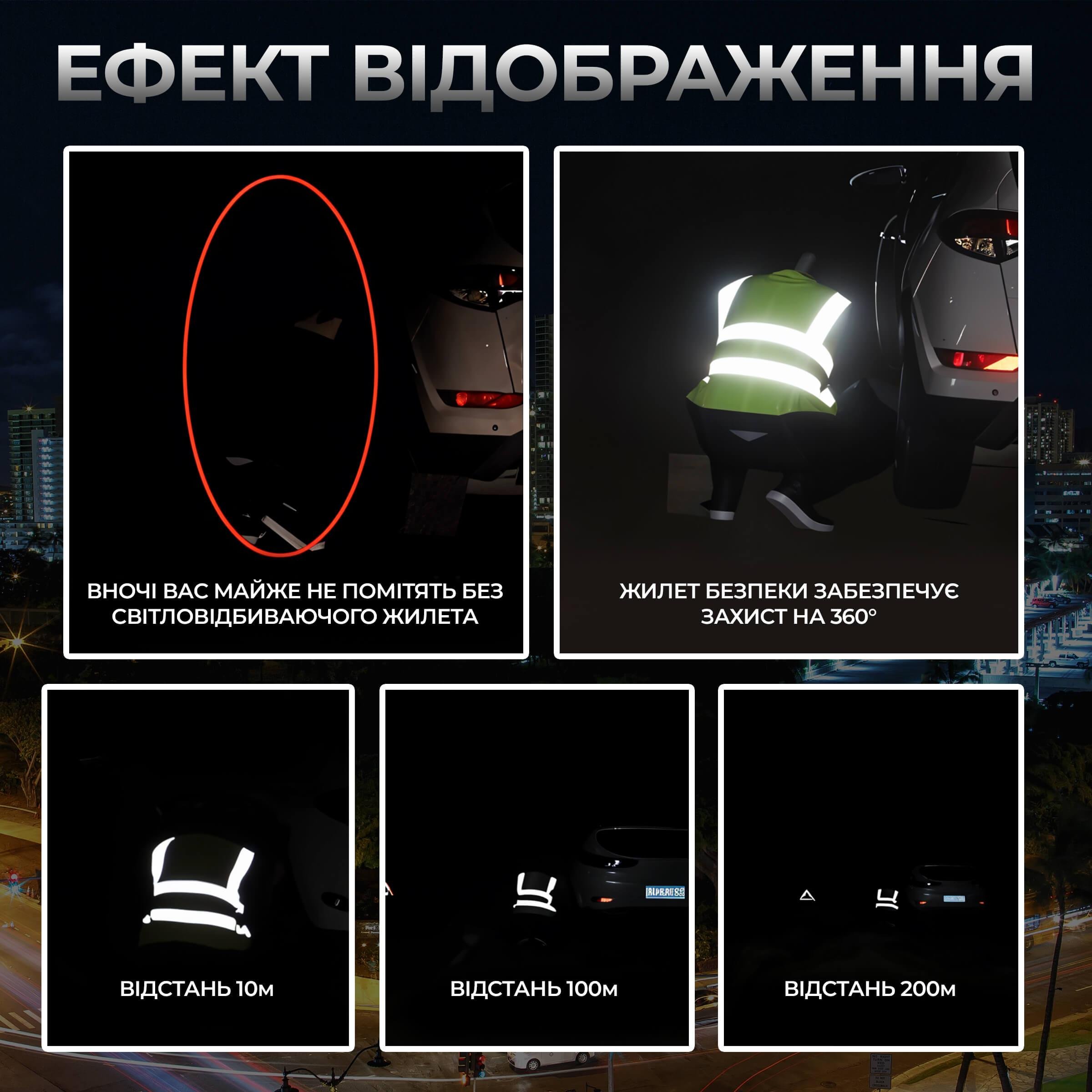 Сітловідбиваючий жилет Kayfovo HU-1495 з 3 кишенями на липучці/на блискавці ΧL Жовтий (29207) - фото 4 Сітловідбиваючий жилет Kayfovo HU-1495 з 3 кишенями на липучці/на блискавці ΧL Жовтий (29207) - фото 4