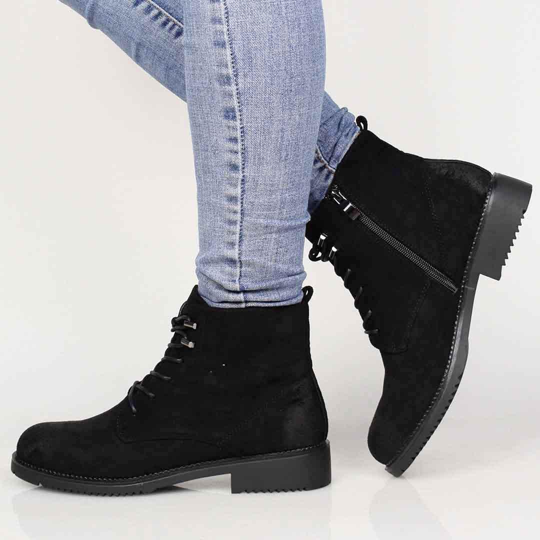 Ботинки женские на шнуровке 327220 р. 40 25,5 см