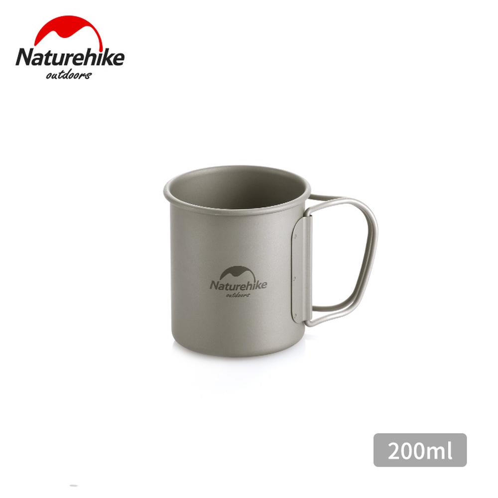 Кружка титановая с ручкой Naturehike NH20CJ005 200 мл Grey (6927595745762) - фото 2 Кружка титановая с ручкой Naturehike NH20CJ005 200 мл Grey (6927595745762) - фото 2