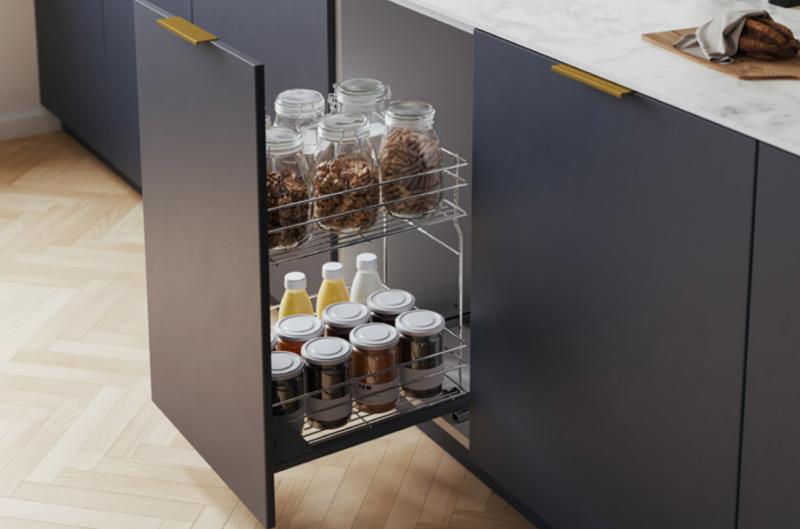 Карго Rejs Variant Multi нижнего крепления без направляющих корзина на 2 полки 300 мм Графит (WE29.0005.01.924)