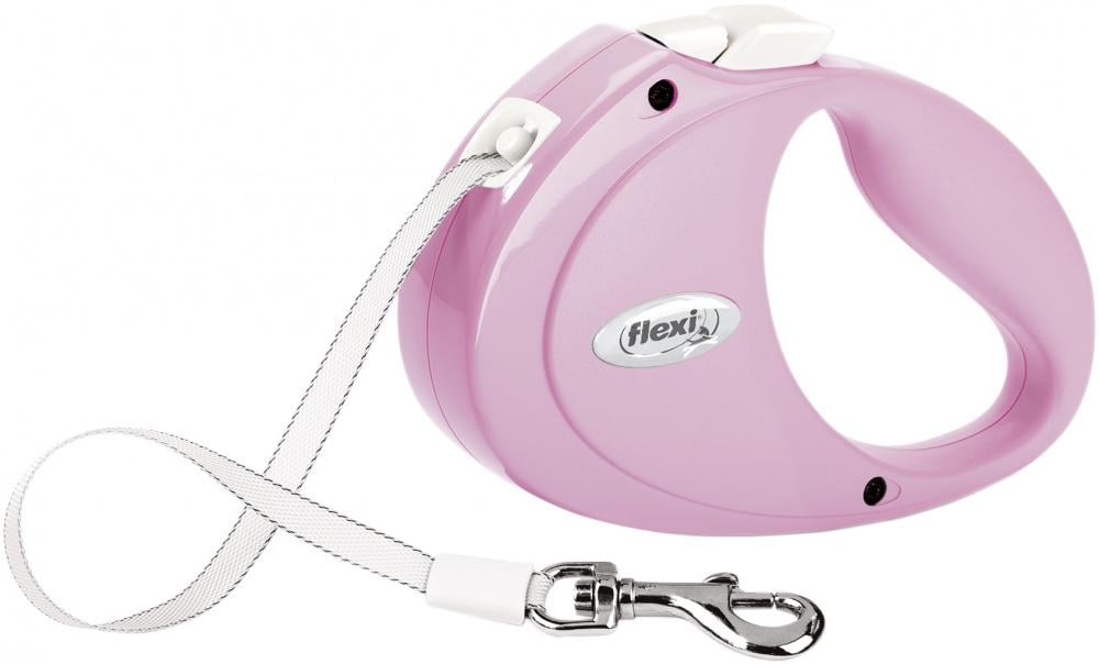 Поводок-рулетка flexi PUPPY XS Розовый (TX-12306)