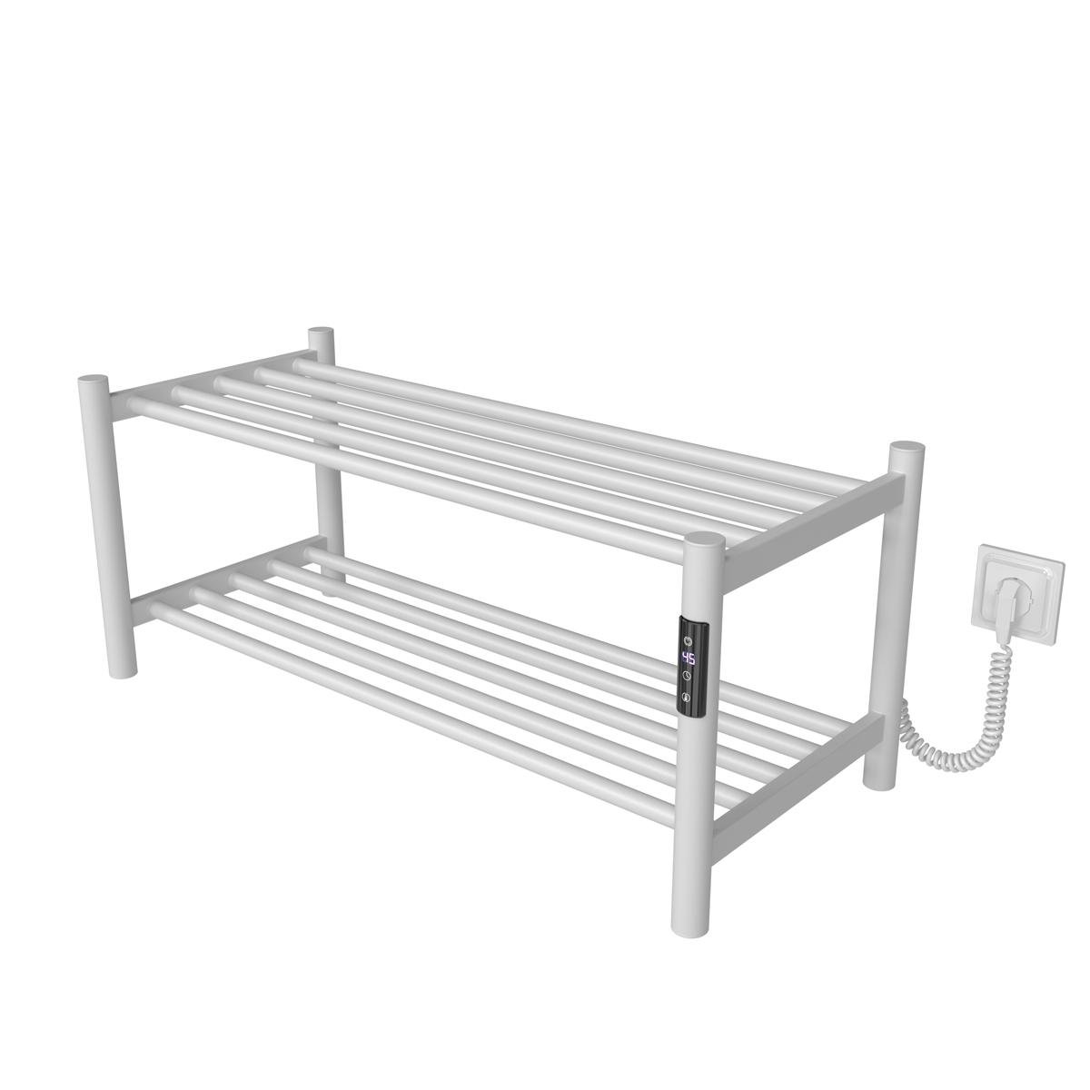 Сушилка электрическая Deffi Tiffany П2 JD03 правое подключение нержавеющая сталь 350х800 мм Белый (C.PT.35.80.2.EWR1)