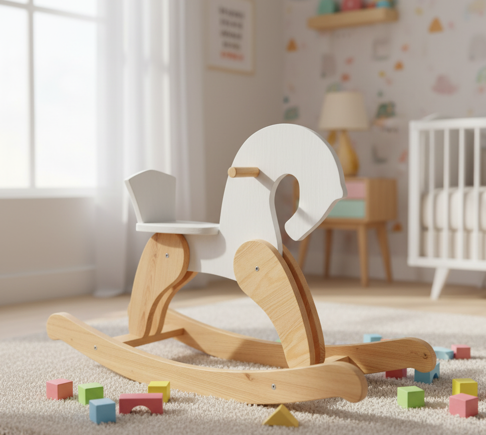 Коник-гойдалка дитячий дерев'яний (1999869961)