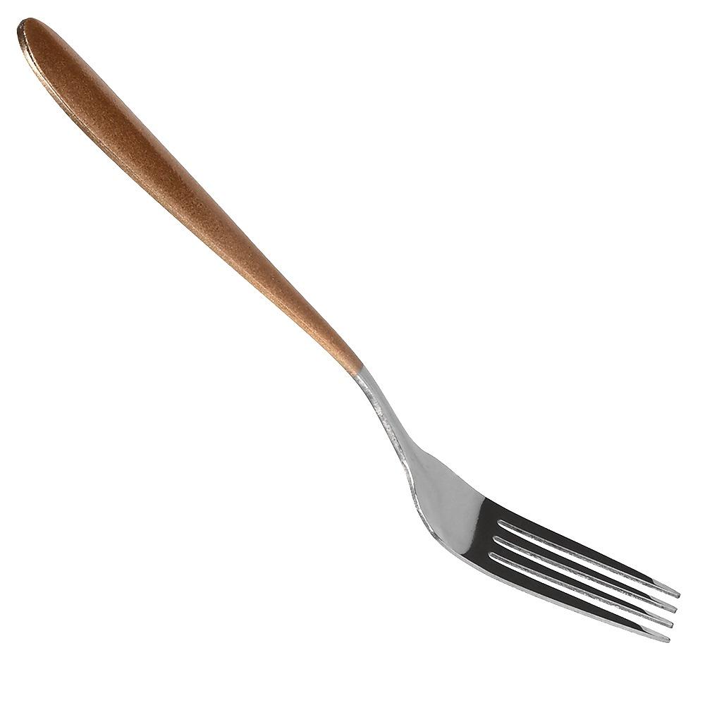 Набор столовых вилок Stenson из нержавеющей стали 3 шт. Golden Mat (30485) - фото 2 Набор столовых вилок Stenson из нержавеющей стали 3 шт. Golden Mat (30485) - фото 2