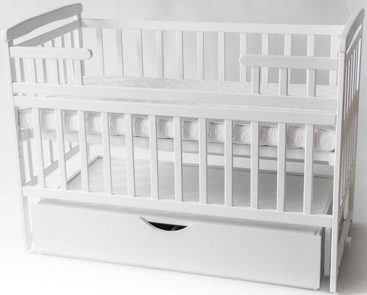 Ліжечко трансформер дитяче DeSon з ящиком Білий - фото 1 Ліжечко трансформер дитяче DeSon з ящиком Білий - фото 1