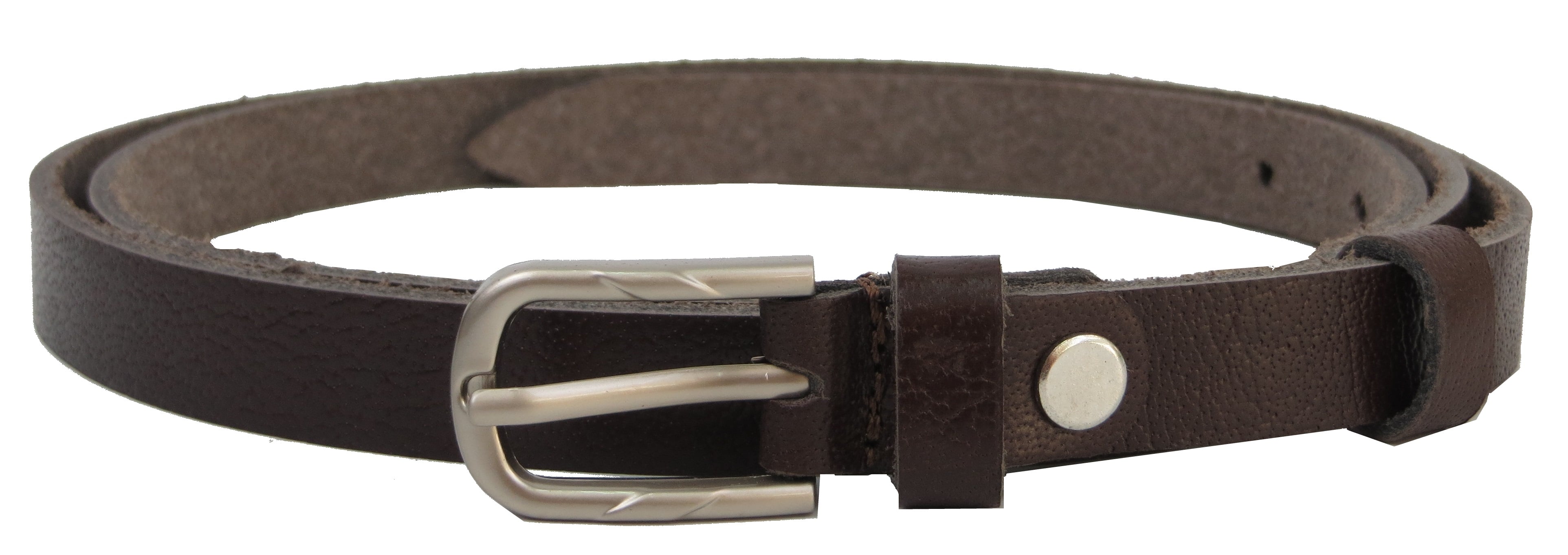 Ремень женский Skipper кожаный Коричневый (1338-15)