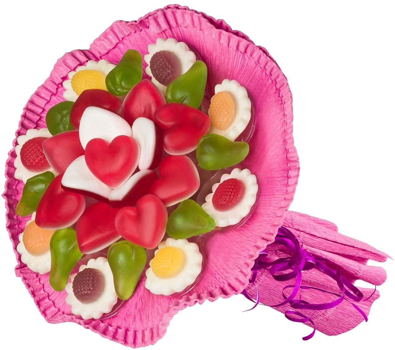 Конфеты Raindrops Gummy Flower Bouquet Мармеладный букет 145 г Розовый (2521281275) Конфеты Raindrops Gummy Flower Bouquet Мармеладный букет 145 г Розовый (2521281275)