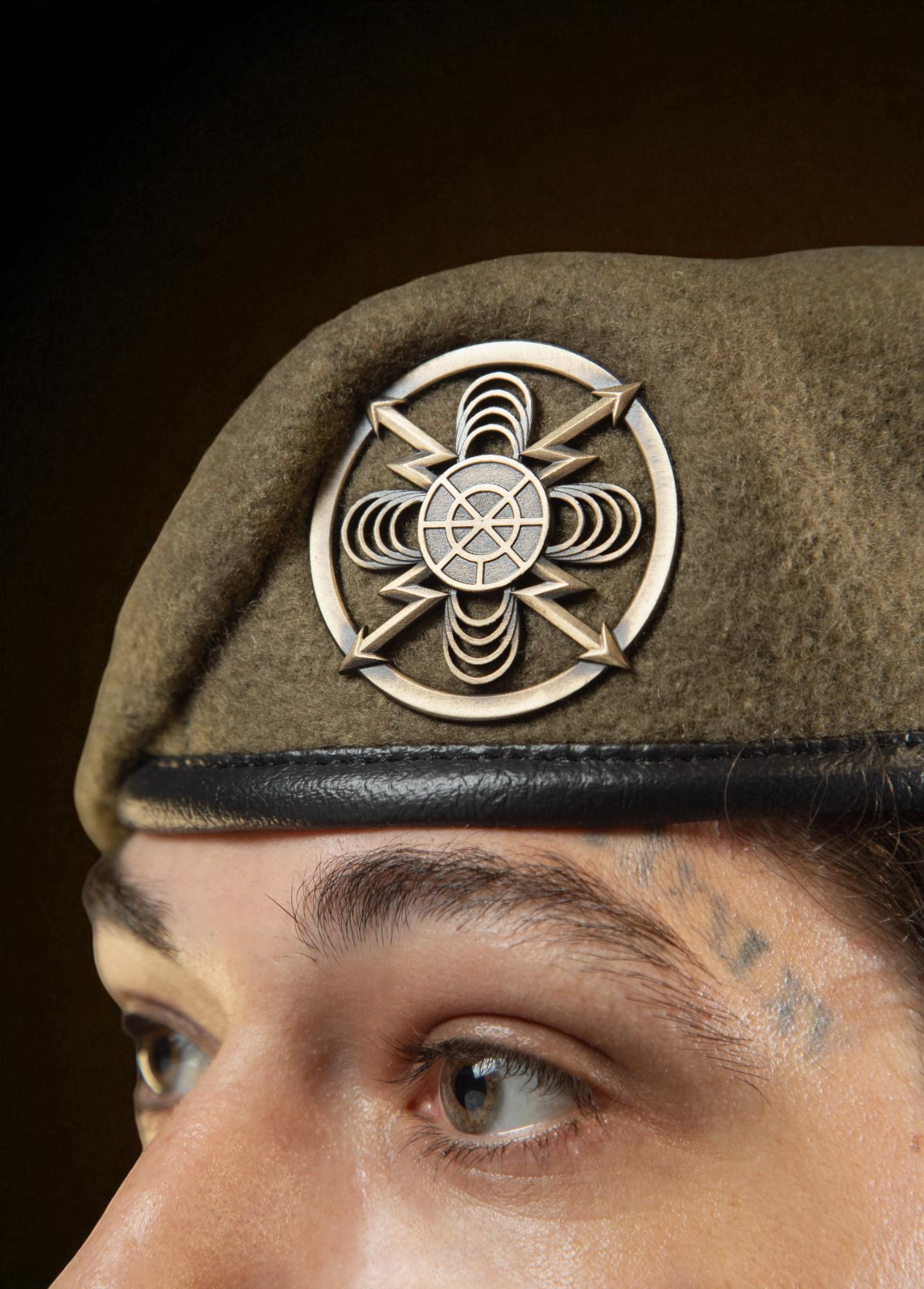 Берет Радиотехнические войска и войска связи L/57-58 см Степ (29045925) - фото 4