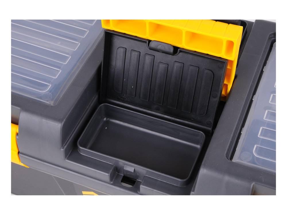 Ящик пластиковий для інструменту Vorel 20" 525x256x246 мм (78813) - фото 5 Ящик пластиковий для інструменту Vorel 20" 525x256x246 мм (78813) - фото 5