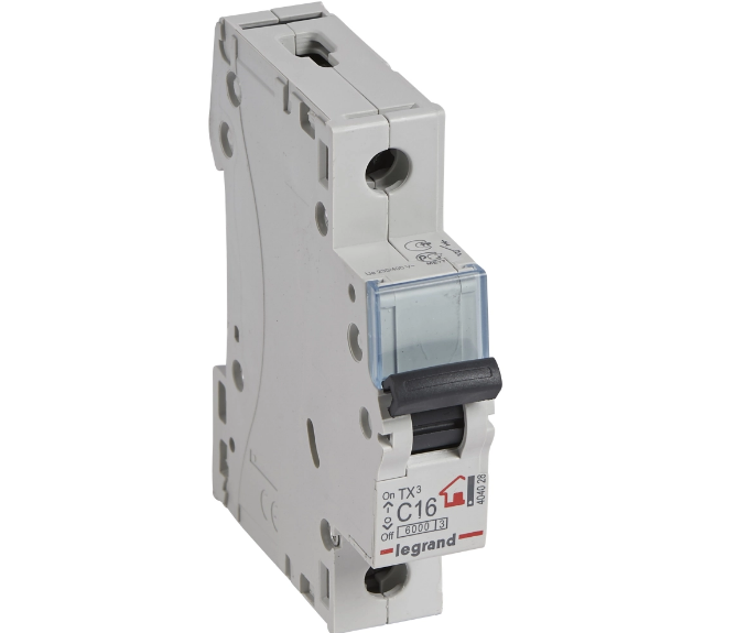 Автоматический выключатель LeGrand TX3 1P 16A C 6kA (34507861)