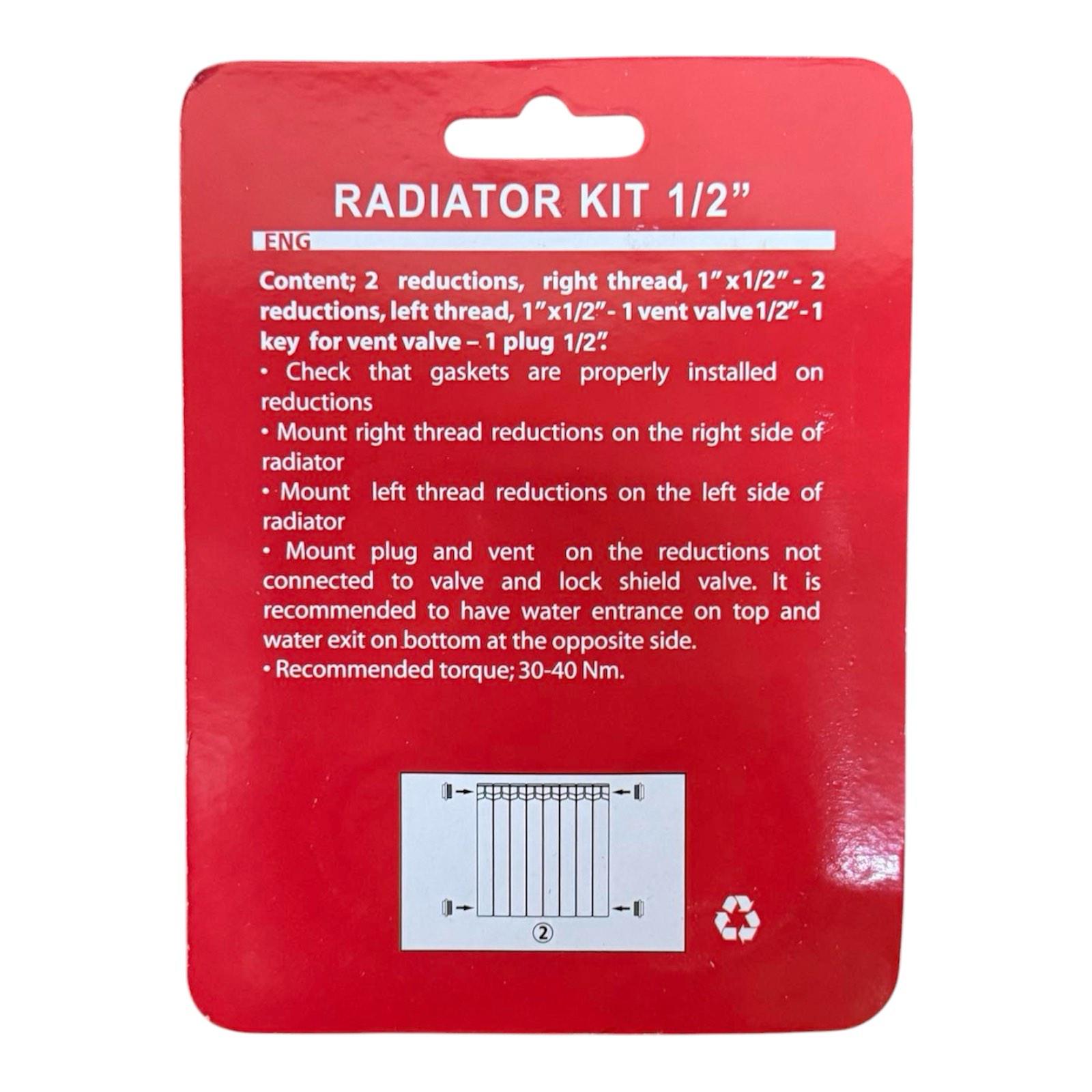 Комплект для подключения радиатора 1/2 (11378189) - фото 3 Комплект для подключения радиатора 1/2 (11378189) - фото 3