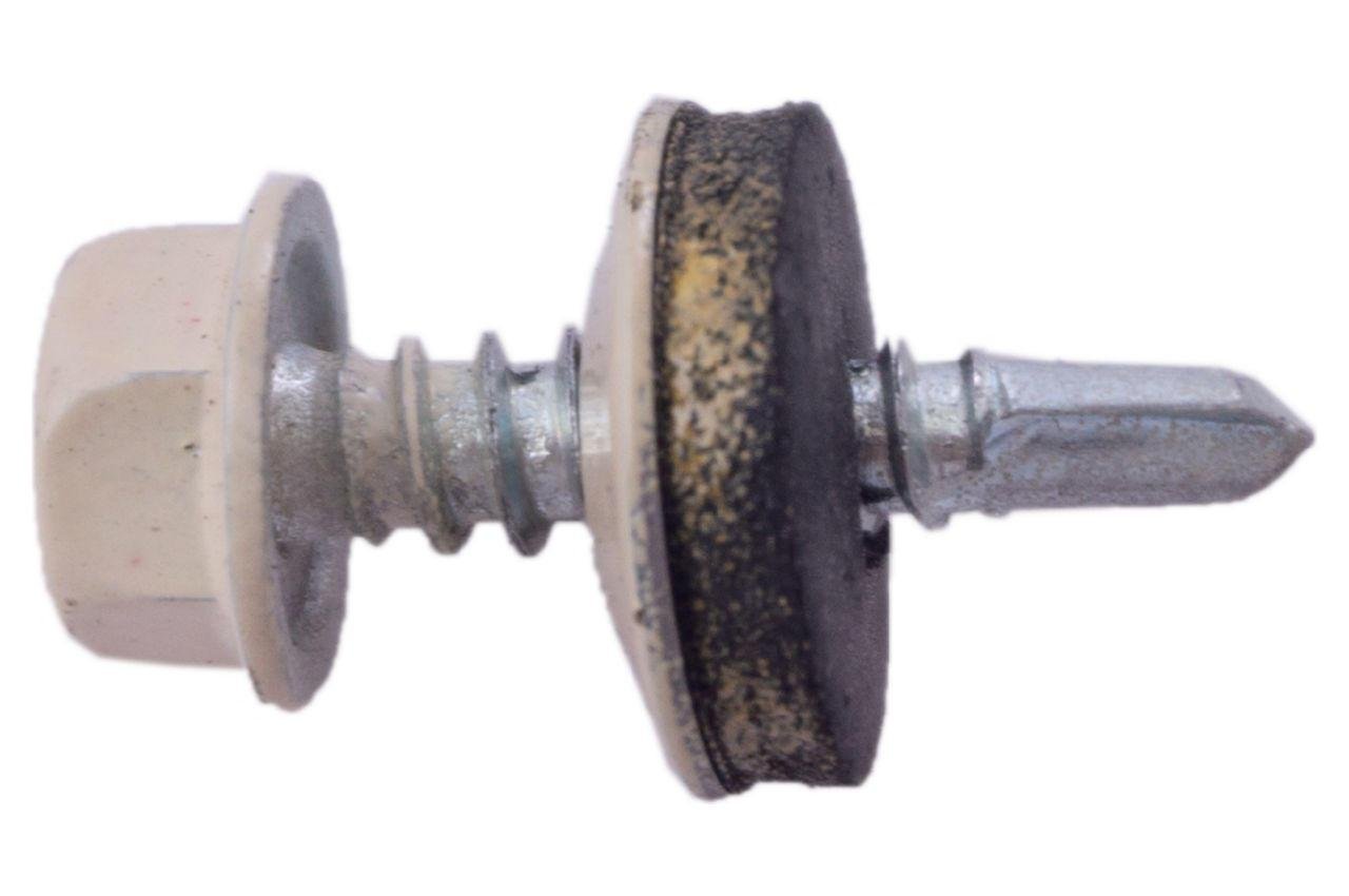 Саморіз покрівельний Apro 4,8x19 мм RAL 1015 50 шт. (9R648191015)