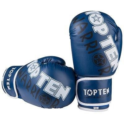 Перчатки боксерские TopTen WARRIOR PVC 10oz Синий (TTW-10B-4938)