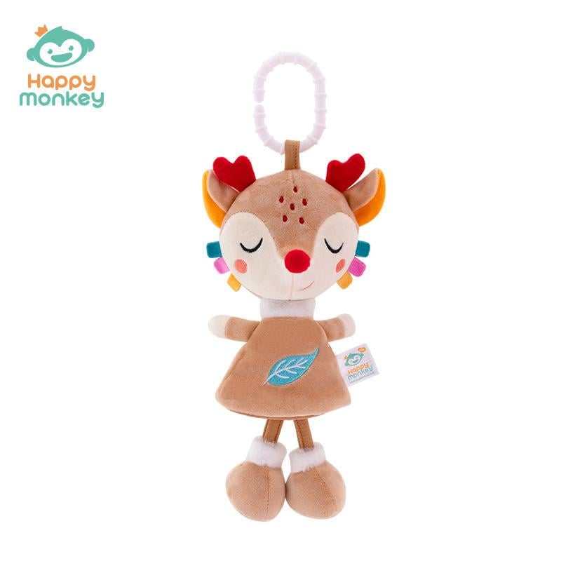 Игрушка-подвеска для коляски Happy Monkey Олененок Бежевый (9775/3) - фото 5 Игрушка-подвеска для коляски Happy Monkey Олененок Бежевый (9775/3) - фото 5