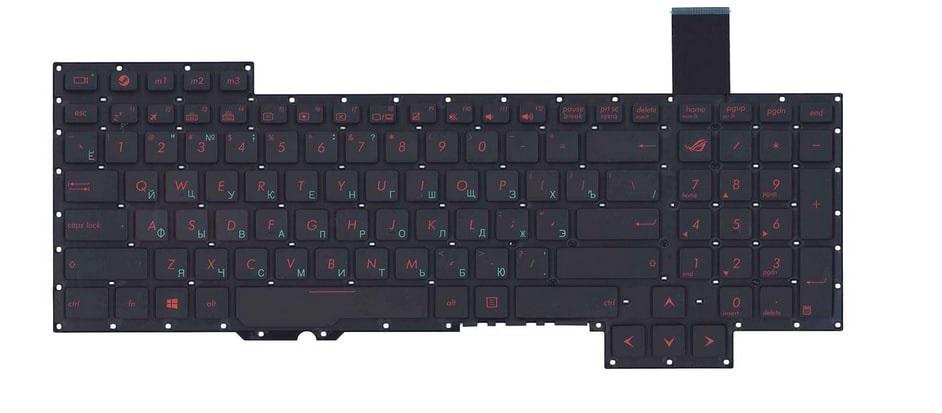 Клавиатура для ноутбука ASUS G751JL (0KNB0-E601RU00)