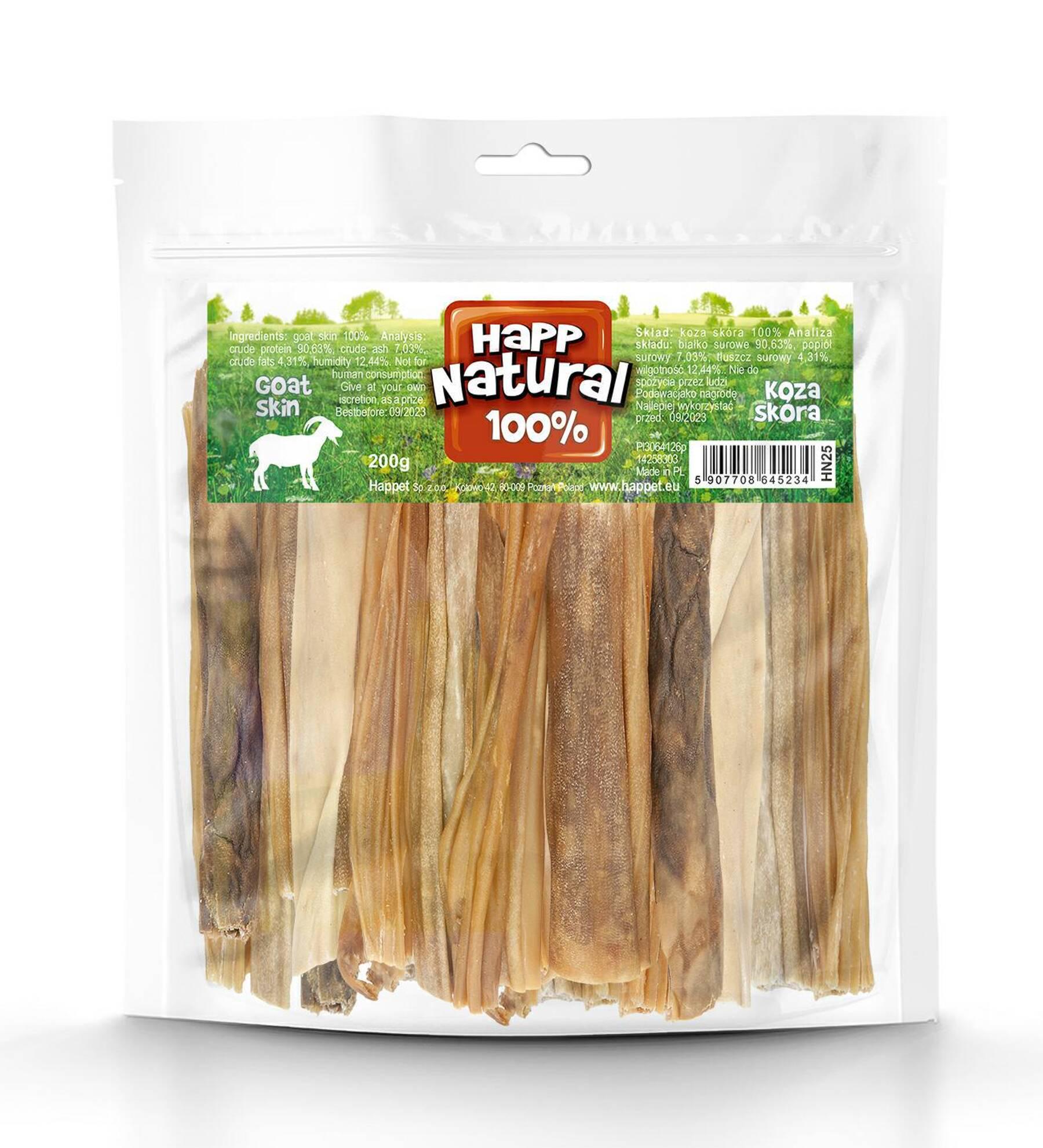 Кожа козы сушеная Happet Natural 100% натуральное лакомство для собак 200 г (HN25 5907708645234) Кожа козы сушеная Happet Natural 100% натуральное лакомство для собак 200 г (HN25 5907708645234)