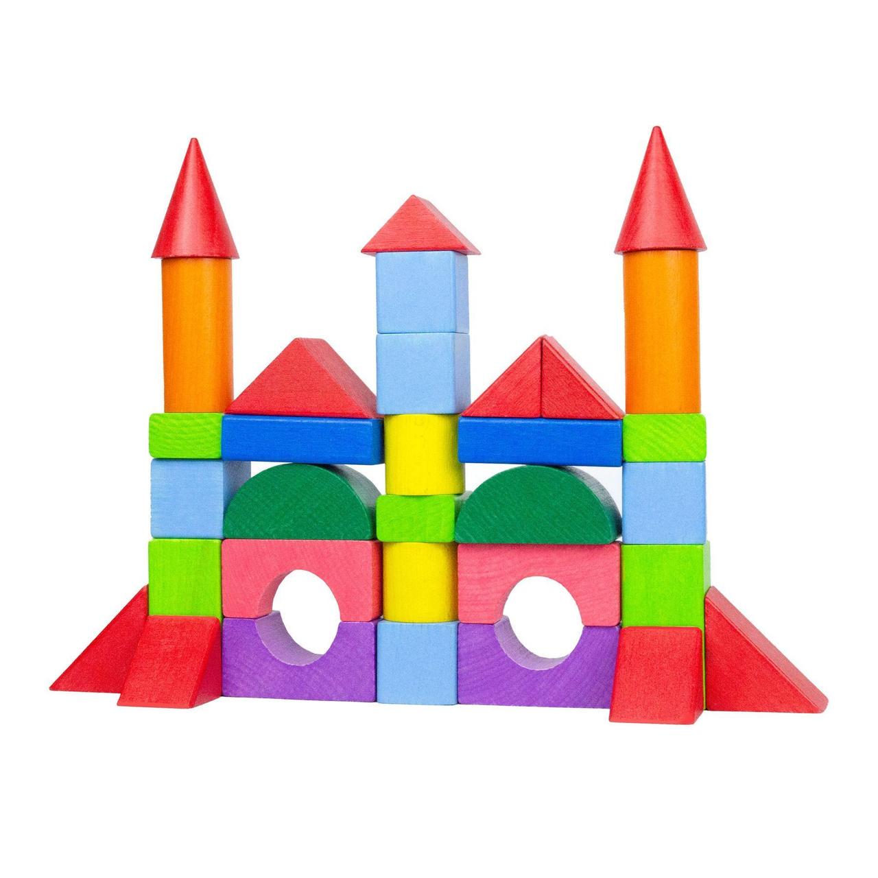 Конструктор дерев'яний Igroteco Будівельний набір 32 деталі (900750)