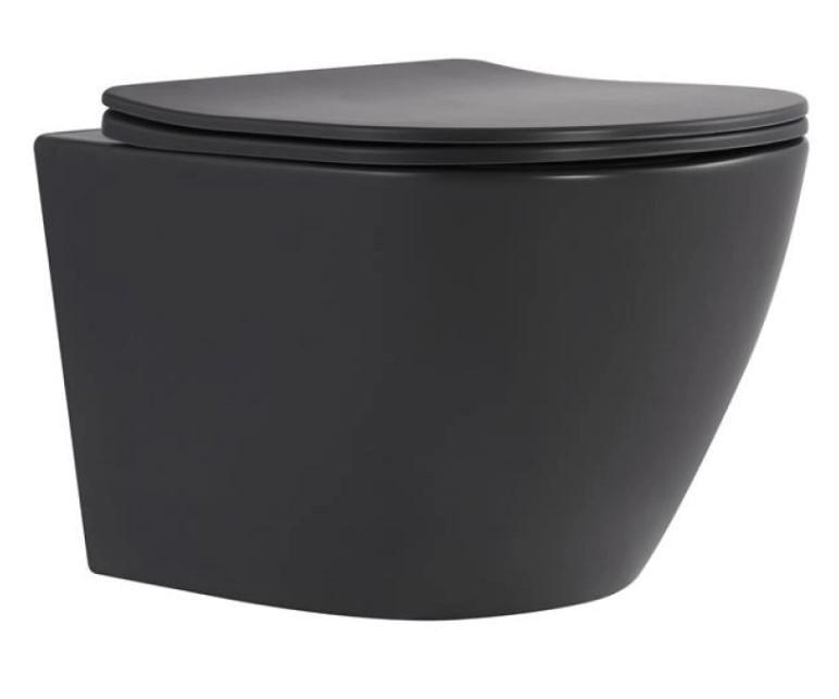 Унитаз подвесной Qtap Robin Ultra Quiet с сиденьем Slim Duroplast/Soft-close/Quick relase (QT13332381АSAN) Унитаз подвесной Qtap Robin Ultra Quiet с сиденьем Slim Duroplast/Soft-close/Quick relase (QT13332381АSAN)