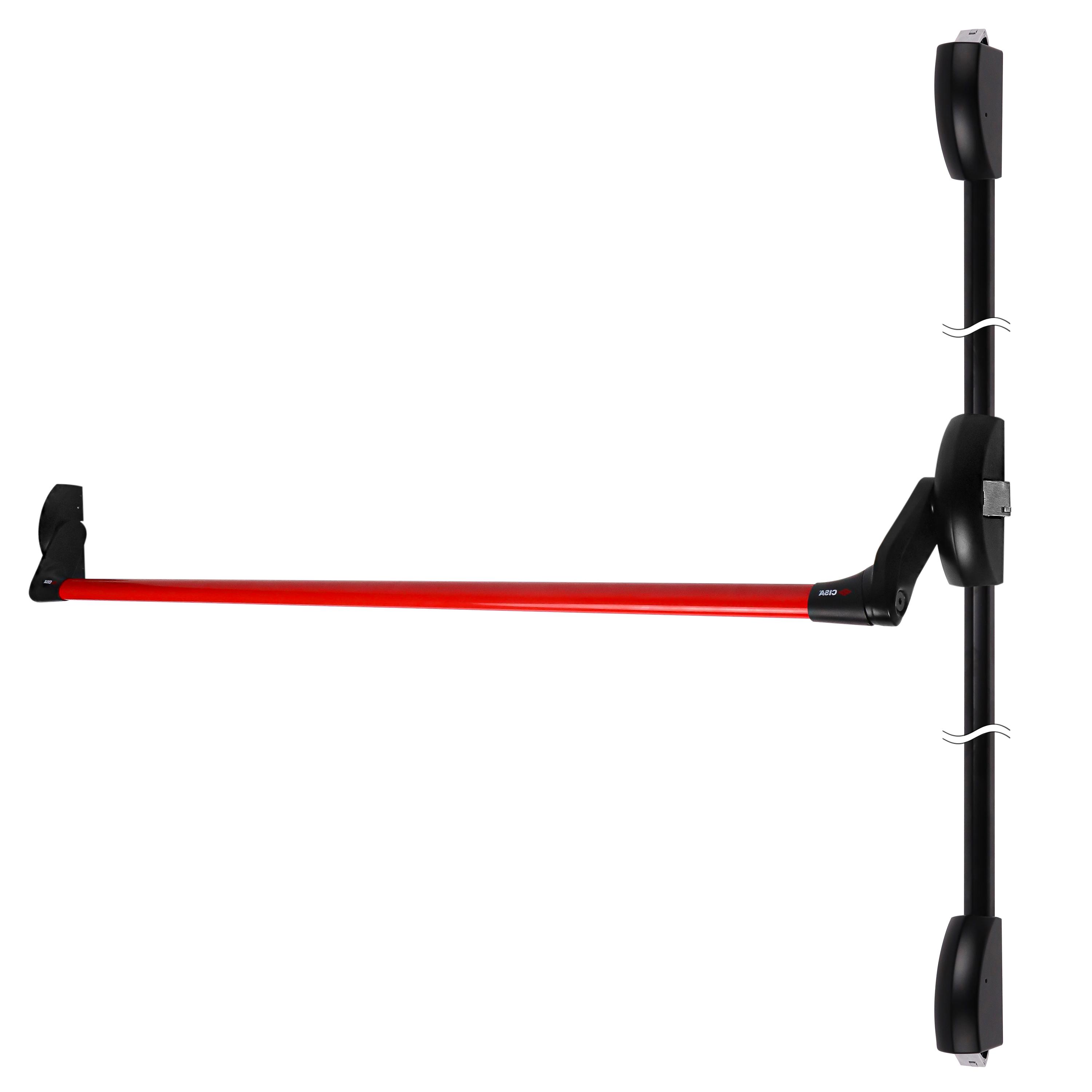 Антипаника накладная CISA Fast Push 59011.10 модульная 3-точечная Красный/Черный