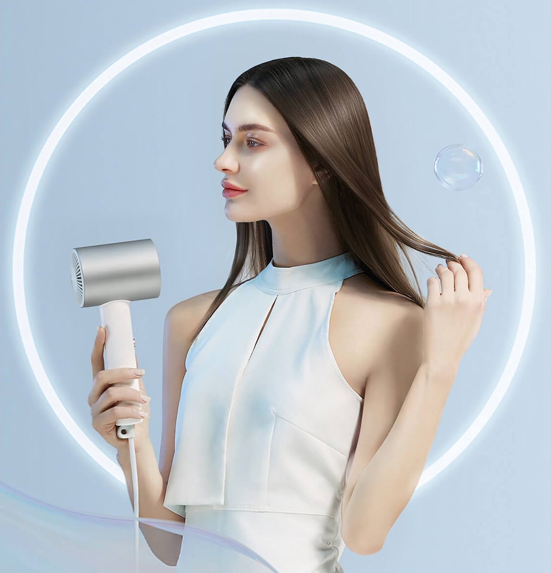 Фен для волосся Mijia Water Ionic Hair Dryer H500 з водною іонізацією 1800W (CMJ03LX) - фото 11