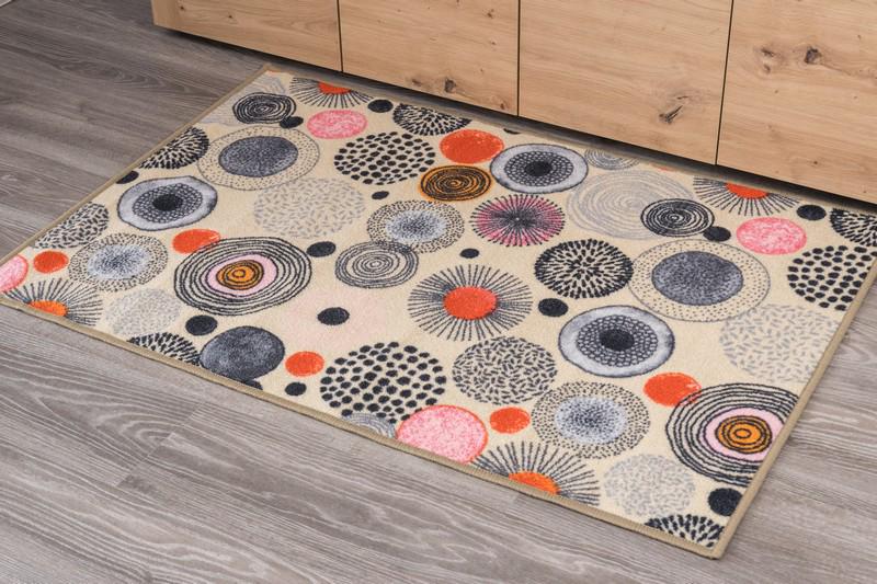 Коврик придверный Taba 309 на резиновой основе 40х60 см Бежевый (366835191) - фото 7