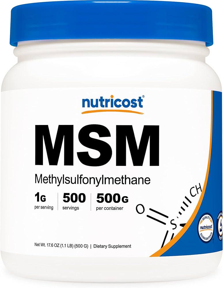 Метилсульфонилметан Nutricost MSM Unflavored 500 г