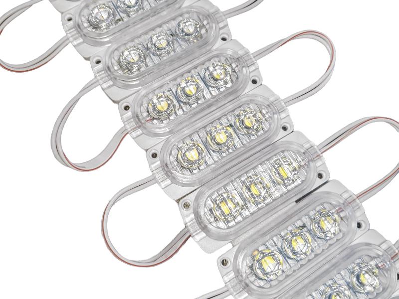 Світлодіодний модуль 12 В SMD2835 3 LED IP65 6000K холодний білий (4987) - фото 2