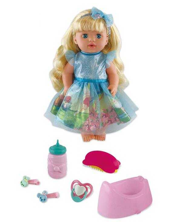 Лялька інтерактивна YL2238J з аксесуарами/п'є з пляшечки/ходить на горщик 31 см (26129377)