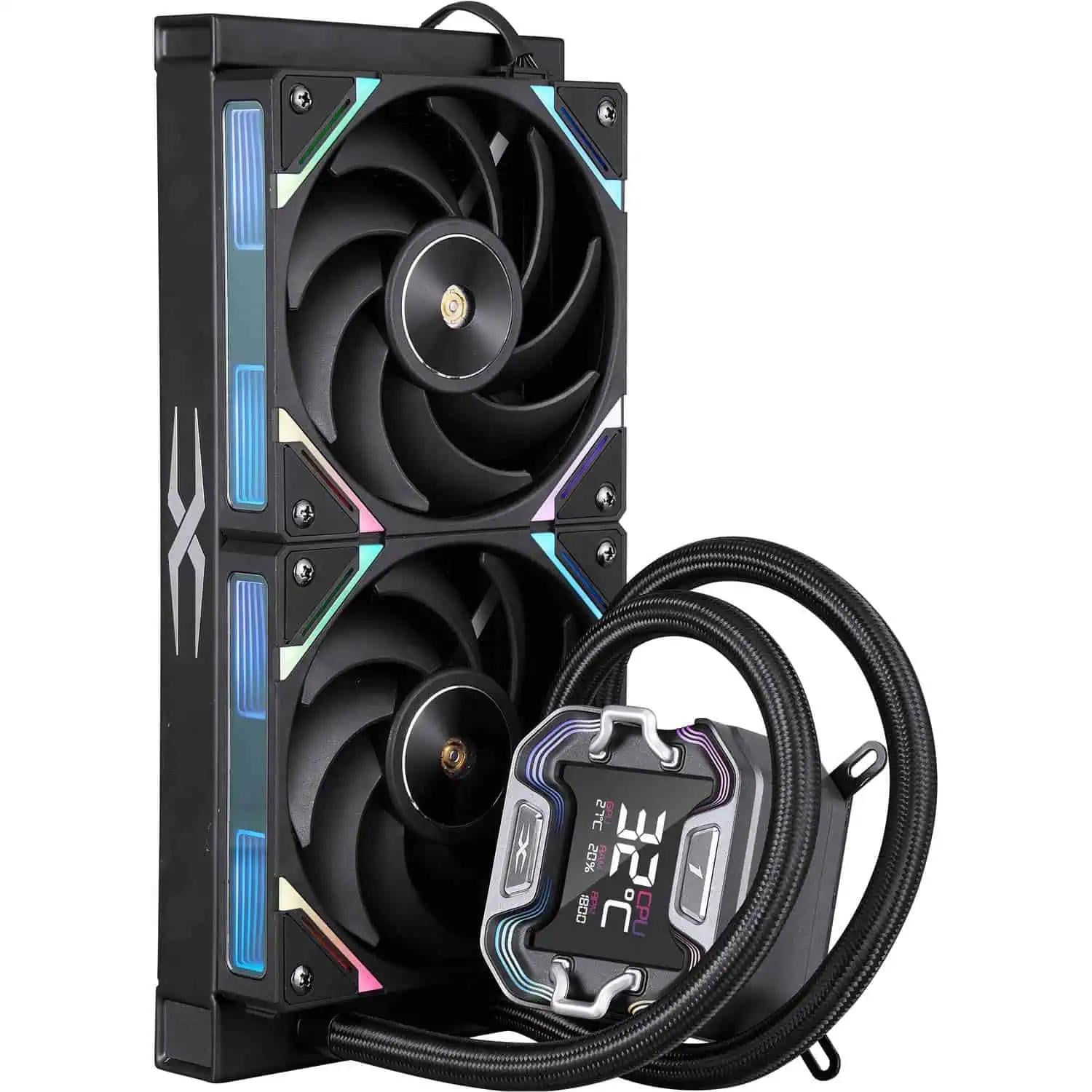 Система водяного охлаждения 1stPlayer X-240E 250 Вт 240 мм 2000 об/мин ARGB Black