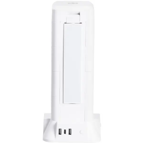 Фильтр-удлинитель сетевой TOWER 12 розеток LED-лампа 3USB+1PD 2,8 м Белый (HP-5-9MF) - фото 3