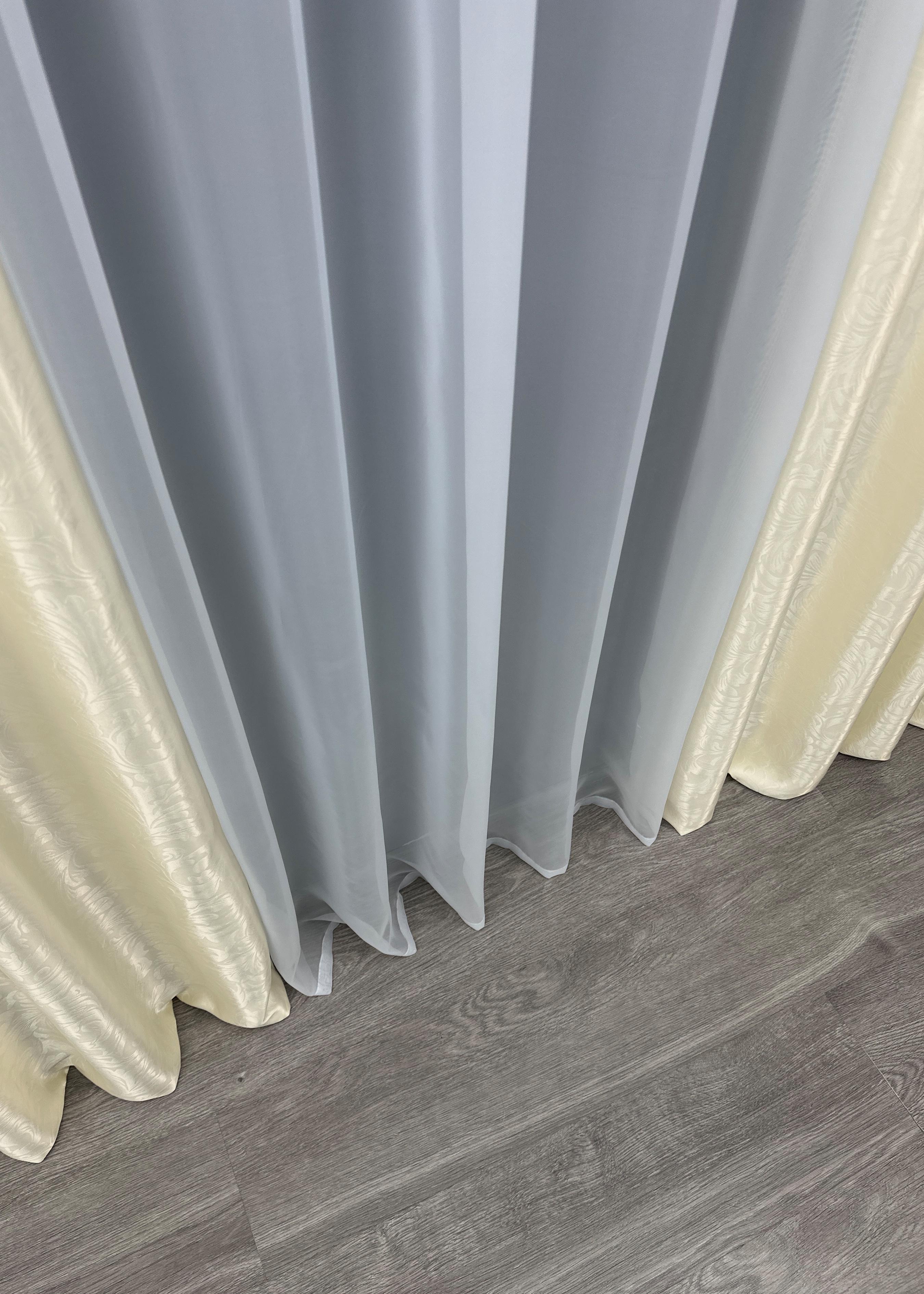 Комплект готовых штор VR-Textil Софт №1733ш 150х270 см 2 шт. Молочный (33-0707) - фото 10 Комплект готовых штор VR-Textil Софт №1733ш 150х270 см 2 шт. Молочный (33-0707) - фото 10