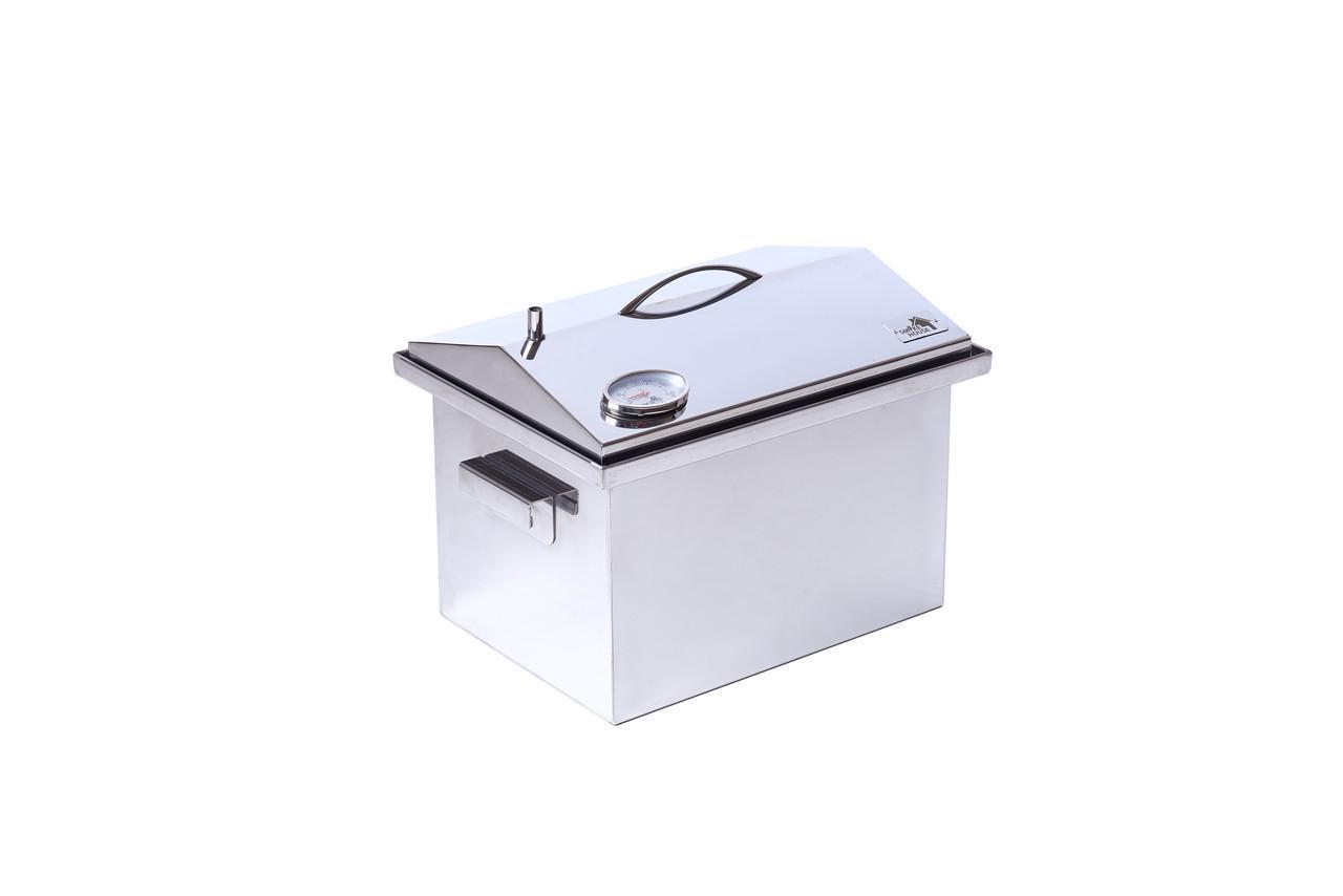 Коптильня Smoke House DeLuxe M з термометром і сумкою - фото 3