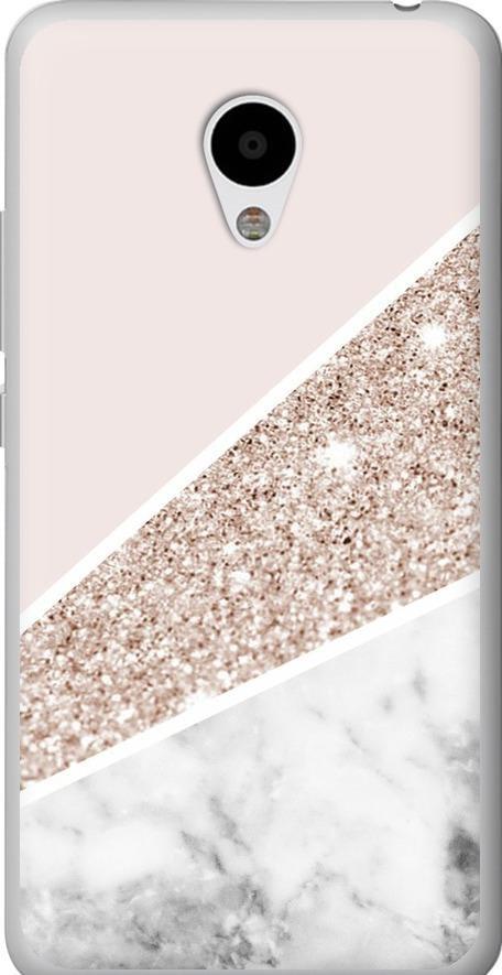 Чехол на Meizu M3 Пастельный мрамор (4342t-272-42517)