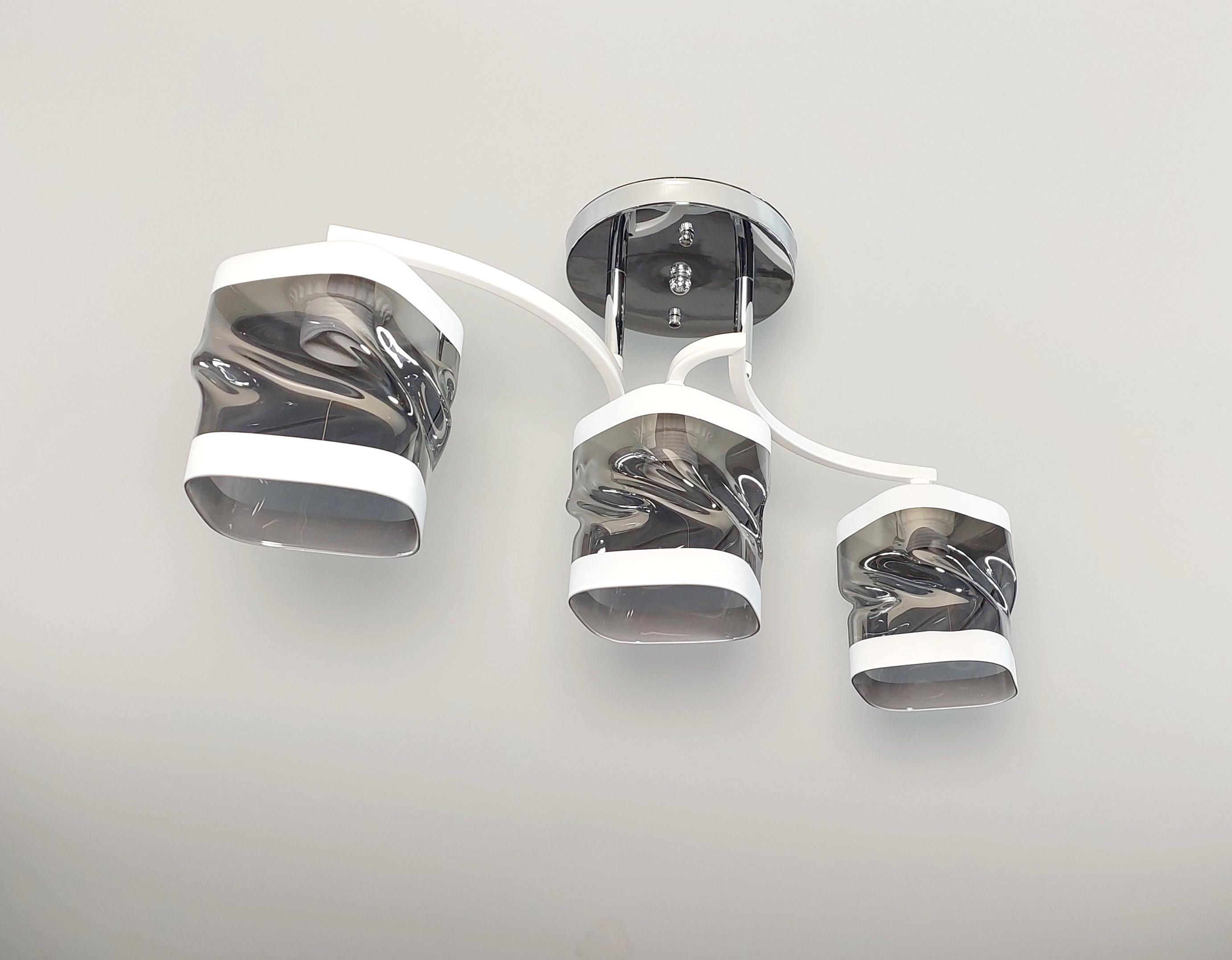 Люстра потолочная на 3 плафона Белый (7464/3)