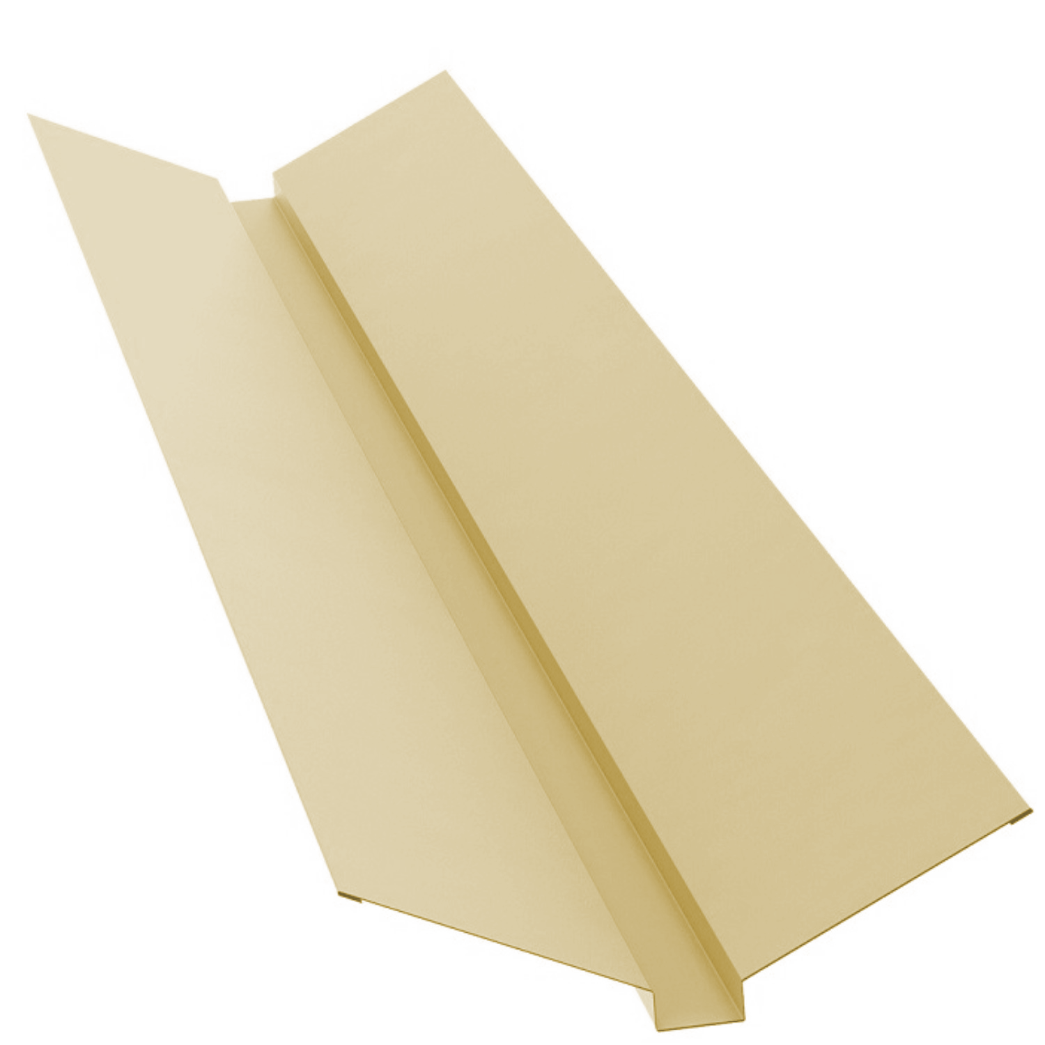 Планка ендовы декоративная для металлочерепицы и профнастила Partner Ral 1015 полиэстер Слоновая кость (377156598)