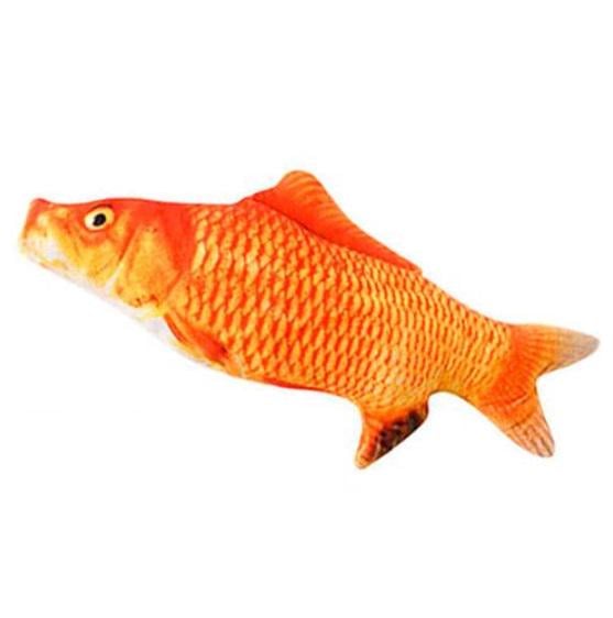 Мягкая игрушка для кошек Рыба Карп 40 см с мятой (374849)