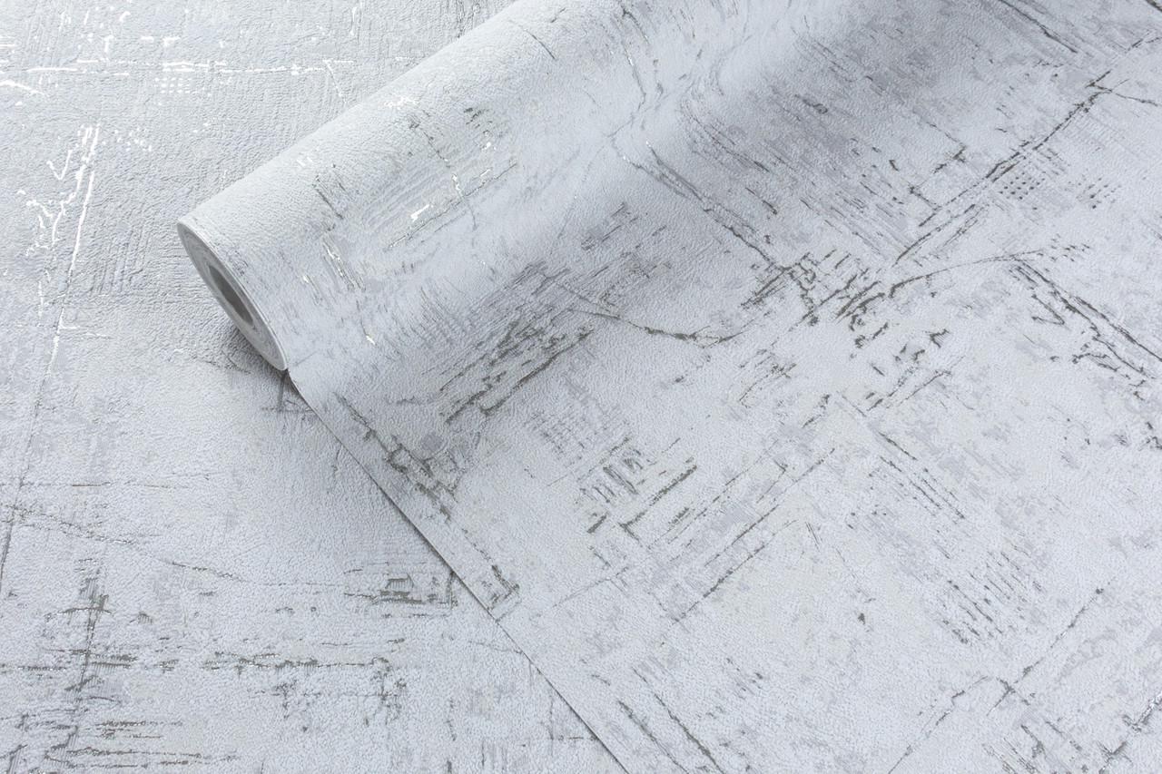 Обои флизелиновые LS Vinil Carrera ДХV-1597 Фон вспененный винил 1,06х10,05 м Серо-сизый