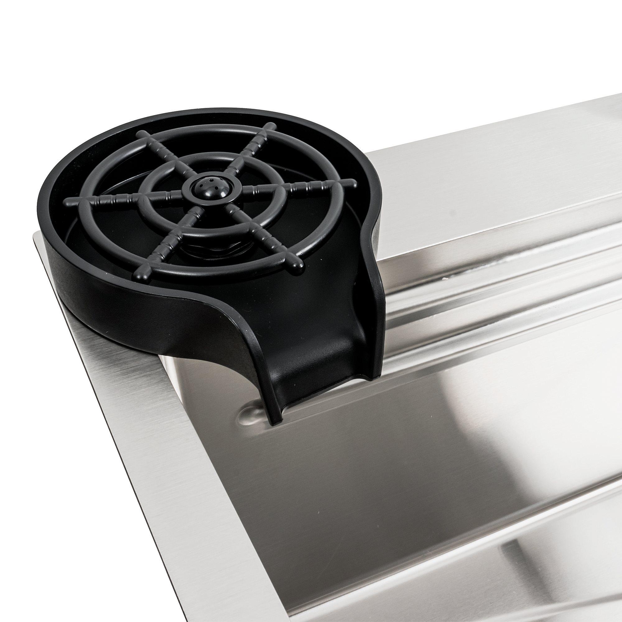 Мойка кухонная Platinum Handmade Водопад 75х45G сатин - фото 4 Мойка кухонная Platinum Handmade Водопад 75х45G сатин - фото 4