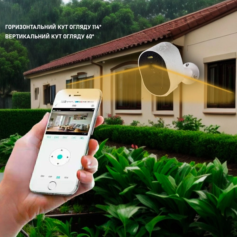 Переносна камера Tuya WiFi з акумулятором - фото 3