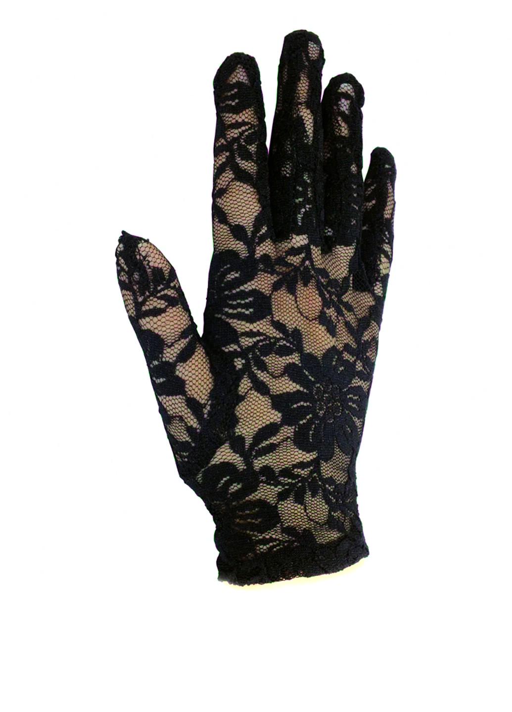 Перчатки детские гипюровые (16-559BLK)