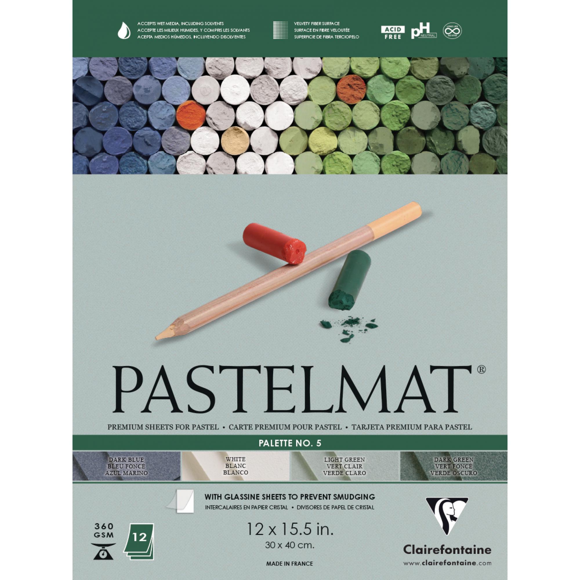 Папір для пастелі Clairefontaine Pastelmat №5 30х40 см 12 аркушів (96115C) Папір для пастелі Clairefontaine Pastelmat №5 30х40 см 12 аркушів (96115C)