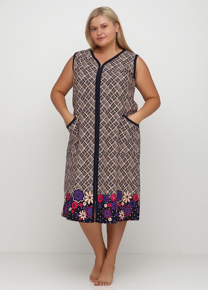 Халат Wild Love р. 9-54 Кофейный (52-17)