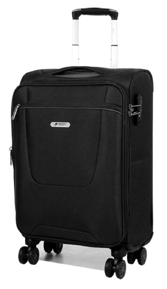 Чемодан тканевый Airtex 825 средний 4 колеса Черный (At00014)