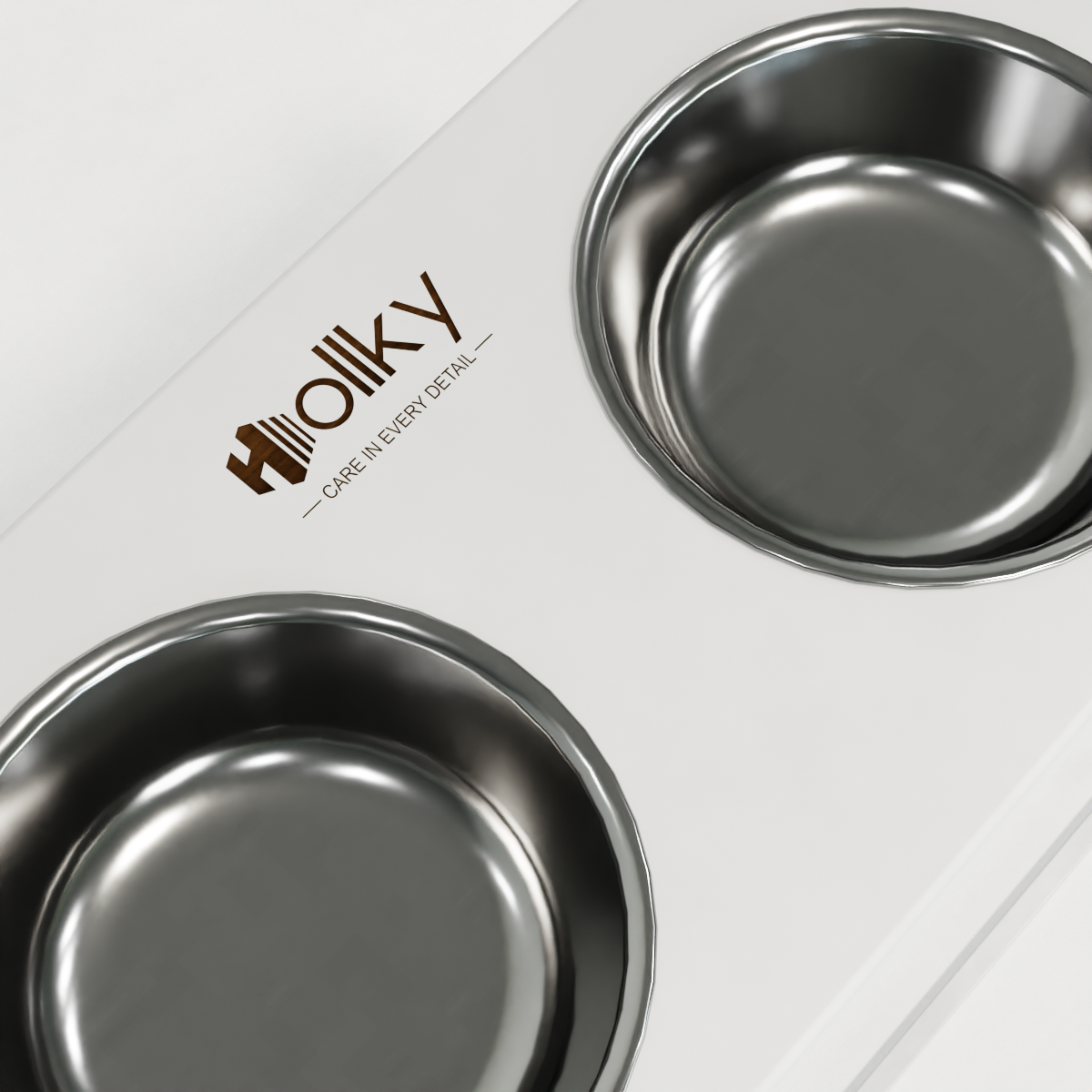 Миски на подставке для больших собак Hollky Base XL20 2х1,8 л (BXL40-522640-WHWH) - фото 4 Миски на подставке для больших собак Hollky Base XL20 2х1,8 л (BXL40-522640-WHWH) - фото 4