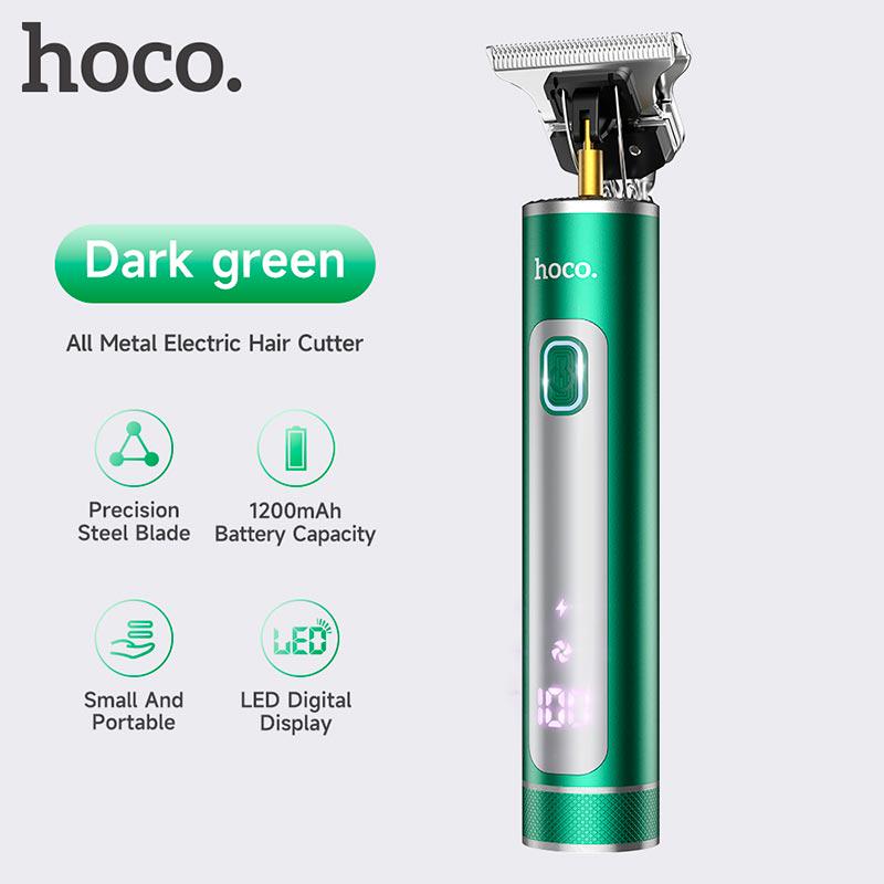Триммер для стрижки волос Hoco Breeze DAR03 Зеленый - фото 3