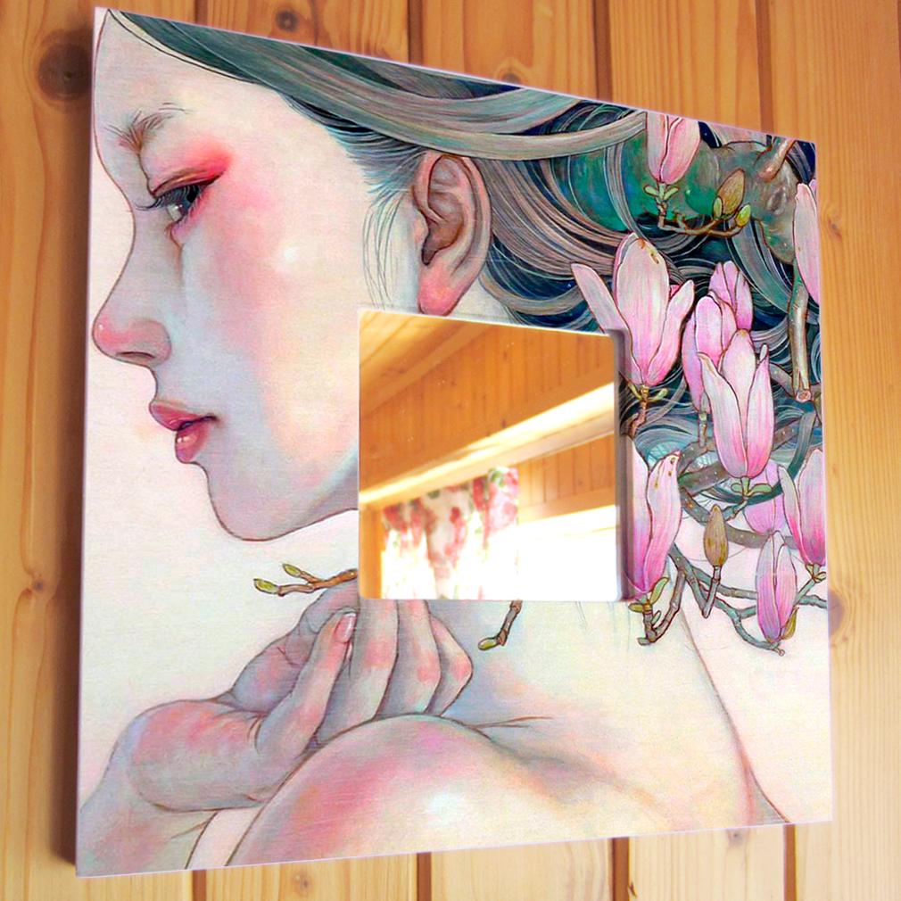 Зеркало декоративное в стиле Аниме 260х260 мм (M03649)