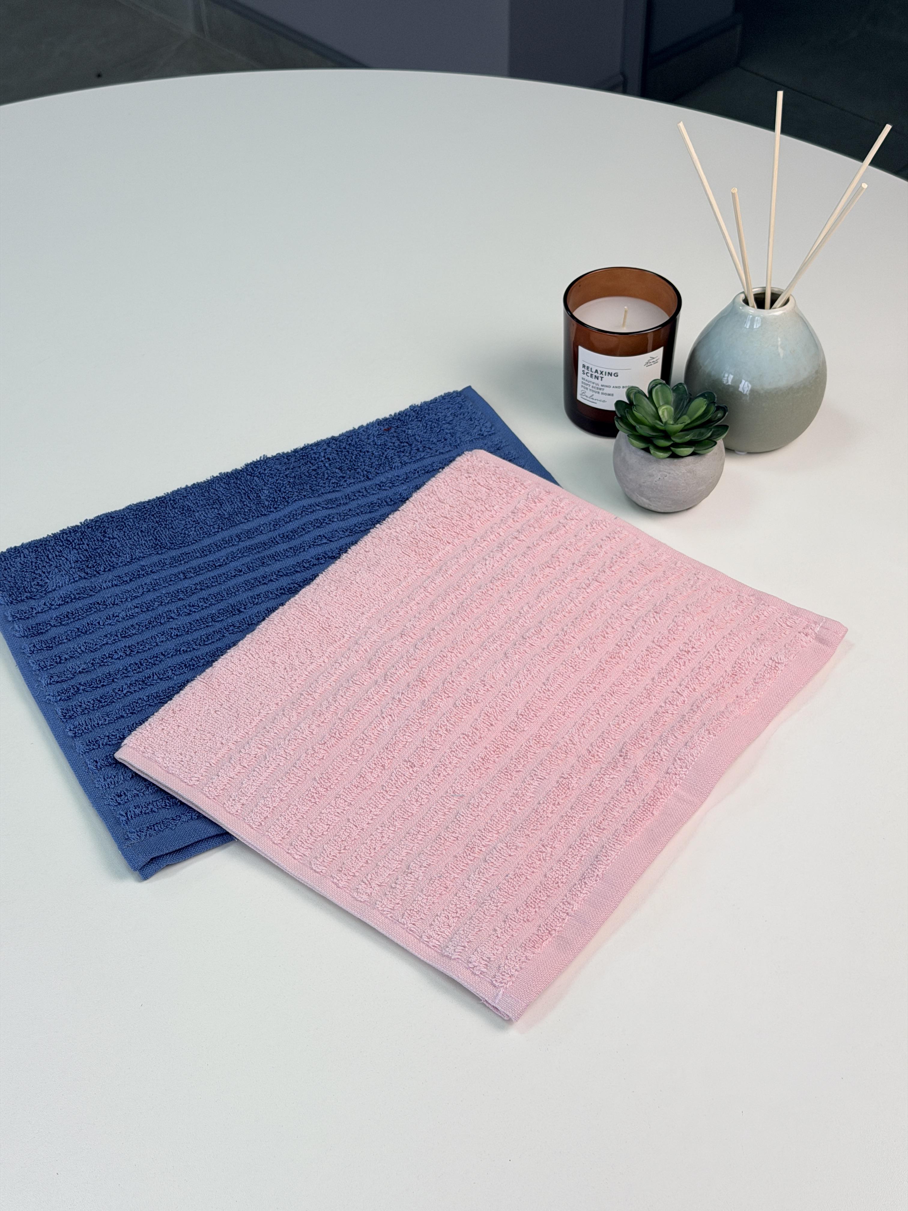 Набор махровых полотенец Ideal Textile 30х50 см 4 шт. 100% хлопок 400 г/м² однотонные с петелькой Розовый/Синий Набор махровых полотенец Ideal Textile 30х50 см 4 шт. 100% хлопок 400 г/м² однотонные с петелькой Розовый/Синий