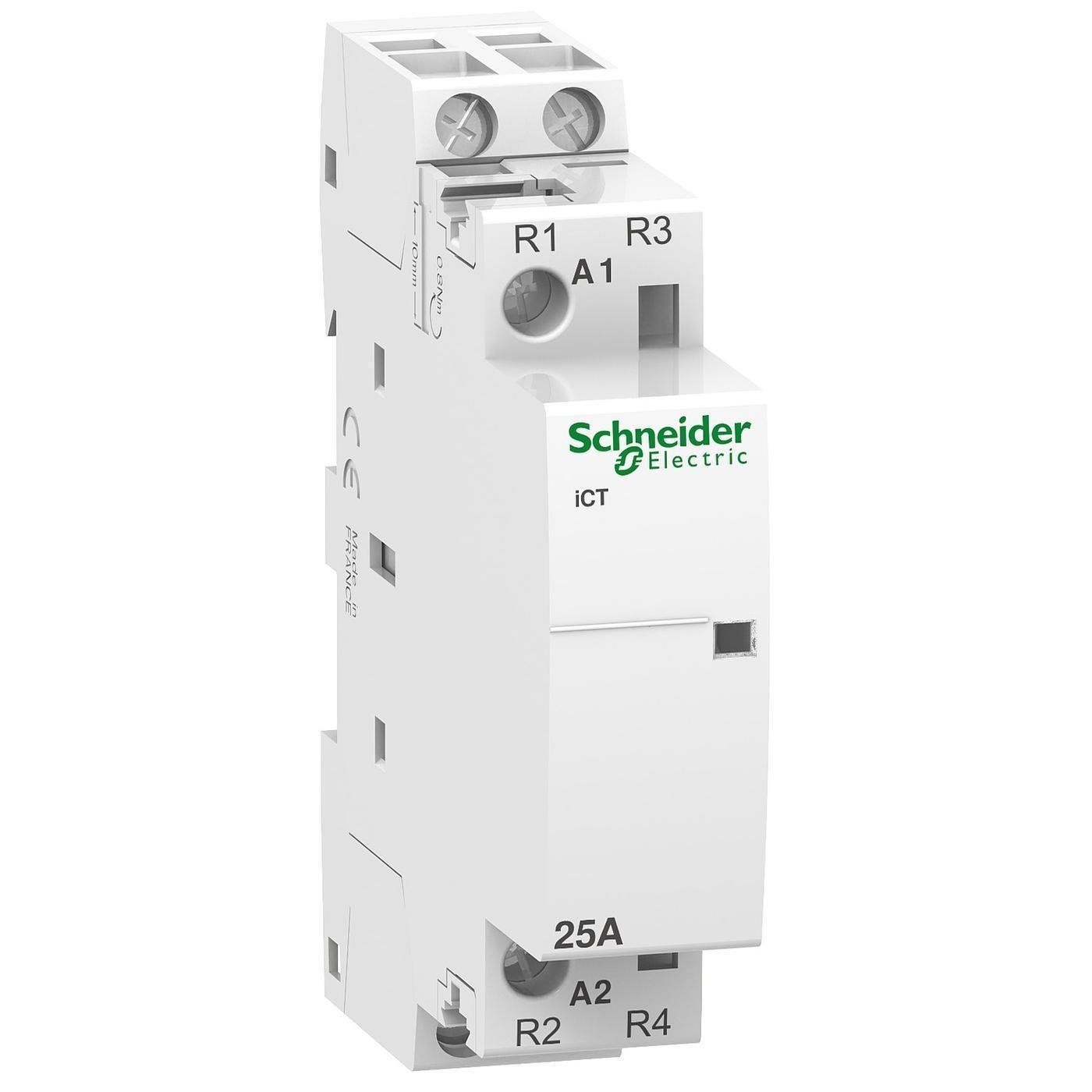 Контактор модульный Schneider Electric iCT 25A 2НЗ 230/240 В (A9C20736) Контактор модульный Schneider Electric iCT 25A 2НЗ 230/240 В (A9C20736)