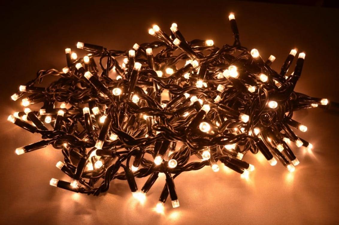 Гирлянда светодиодная 500 LED 25 м Желтый